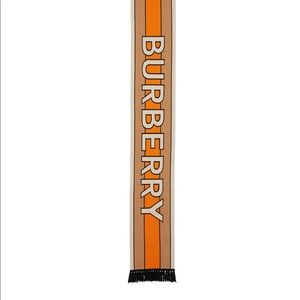 Burberry
Striped Sports Style Logo Cashmere Scarf